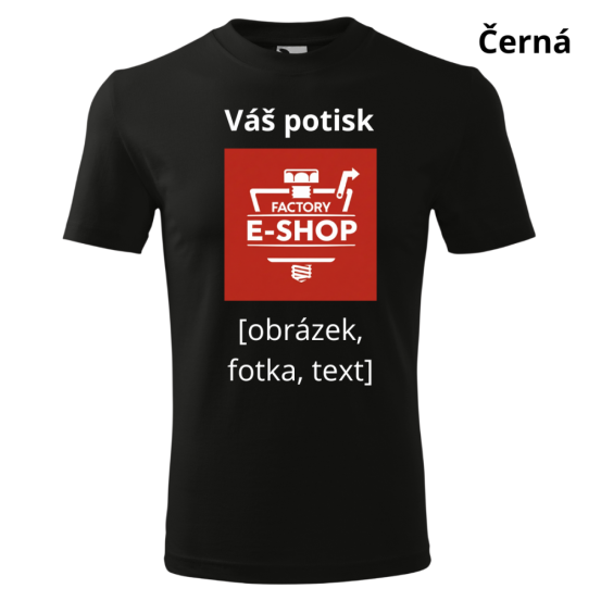 Pánské tričko Classic New s vlastním potiskem