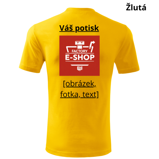 Pánské tričko Classic New s vlastním potiskem