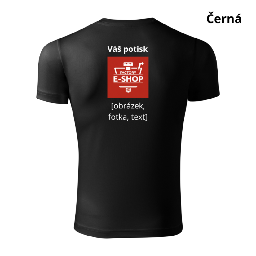 Funkční | Sportovní tričko unisex Pixel s vlastním potiskem