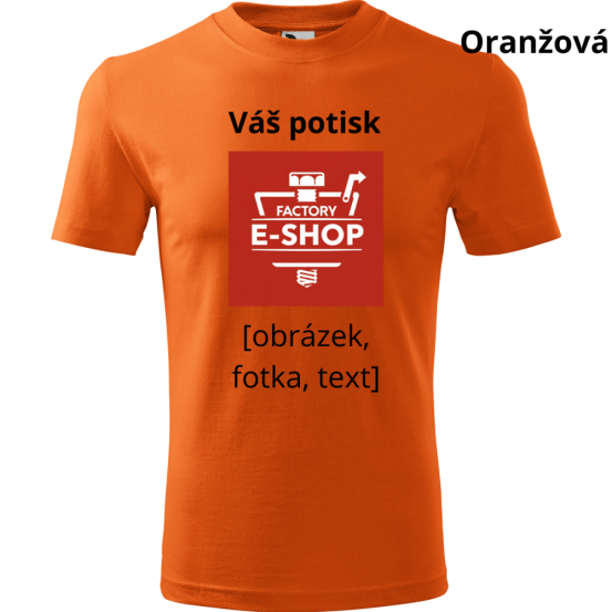 Pánské tričko Classic New s vlastním potiskem
