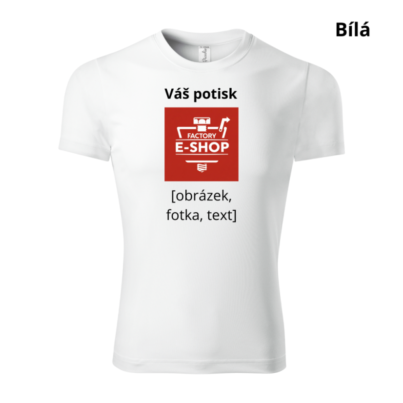 Funkční | Sportovní tričko unisex Pixel s vlastním potiskem