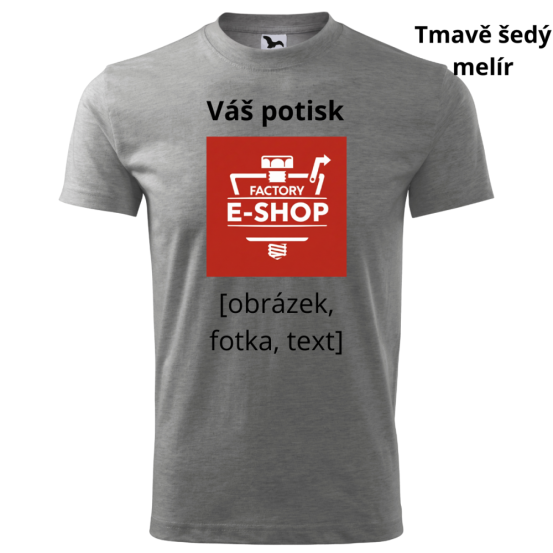 Pánské tričko Classic New s vlastním potiskem