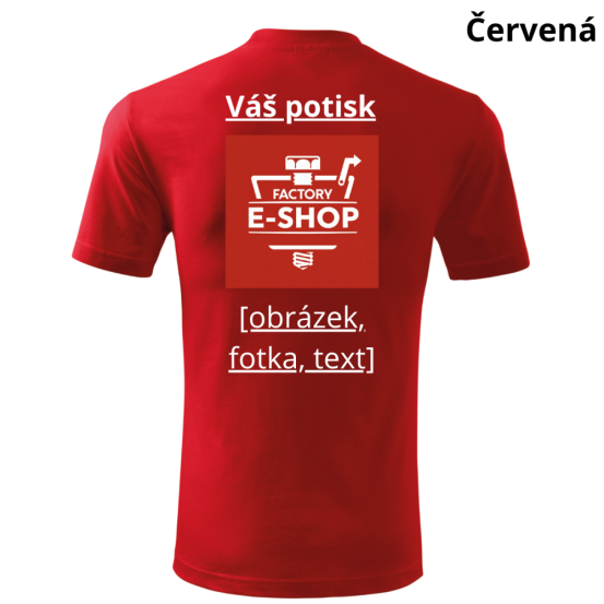 Pánské tričko Classic New s vlastním potiskem