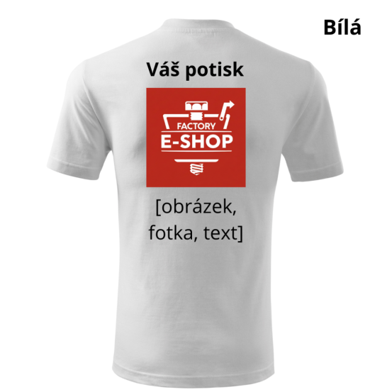 Pánské tričko Classic New s vlastním potiskem