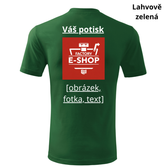 Pánské tričko Classic New s vlastním potiskem