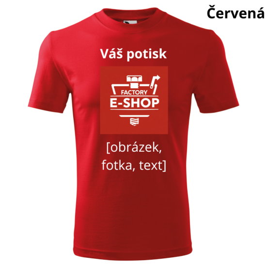 Pánské tričko Classic New s vlastním potiskem