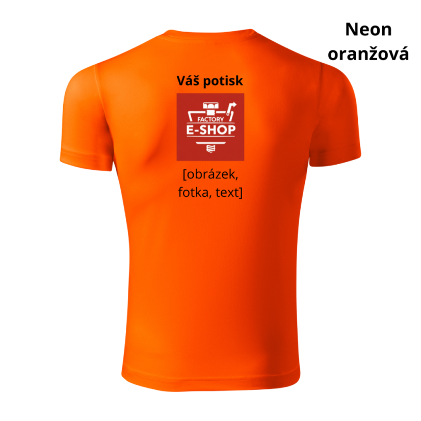 Funkční | Sportovní tričko unisex Pixel s vlastním potiskem