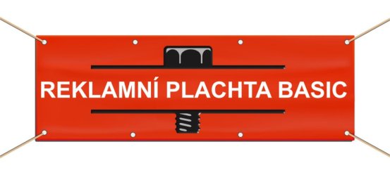 Partnerský program | Reklamní plachta | banner BASIC s oky a bez zesílených okrajů