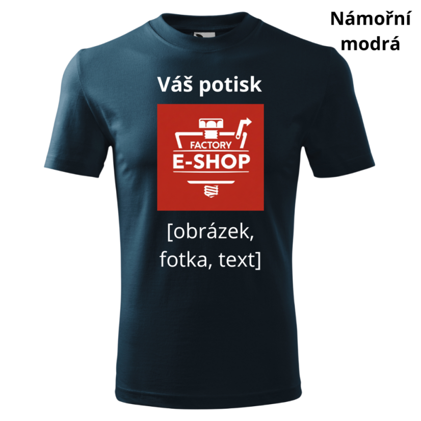 Unisex tričko Classic s vlastním potiskem
