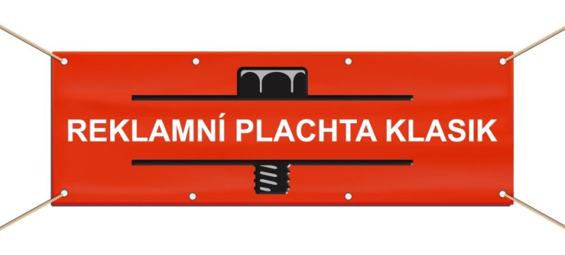 Partnerský program | Reklamní plachta | banner KLASIK s oky a zesílenými okraji