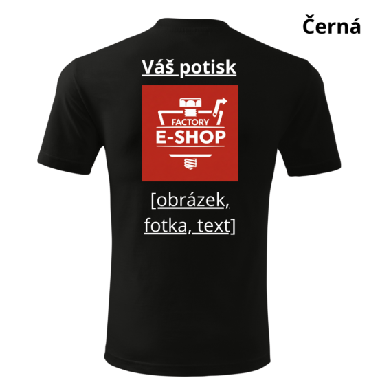 Pánské tričko Classic New s vlastním potiskem