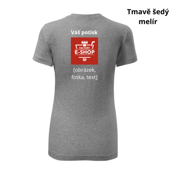 Dámské tričko Classic New s vlastním potiskem