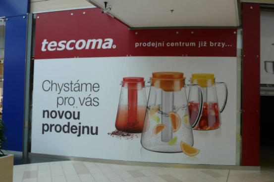 Samolepka s vlastním potiskem na zakázku - velkoformátová