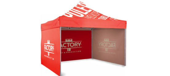 Nůžkový reklamní stan 2x3m s potiskem
