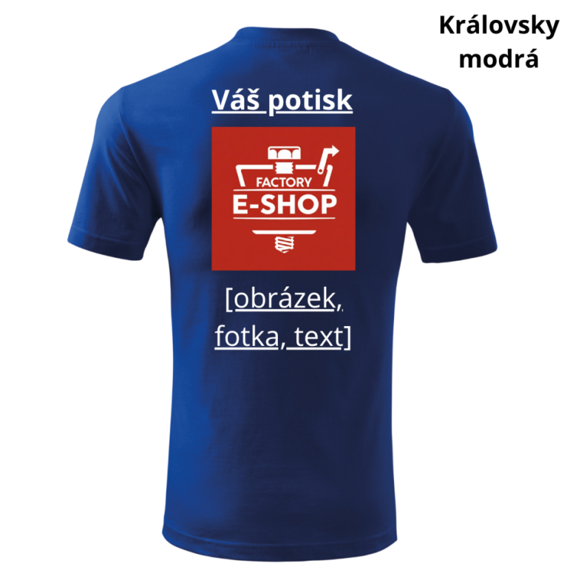 Unisex tričko Classic s vlastním potiskem