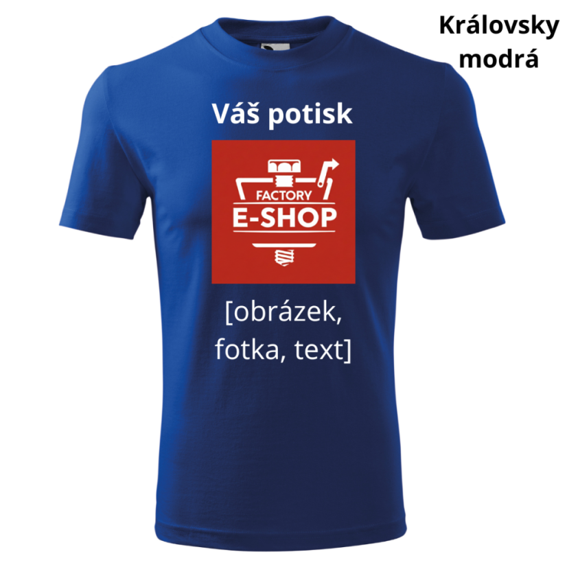 Unisex tričko Classic s vlastním potiskem