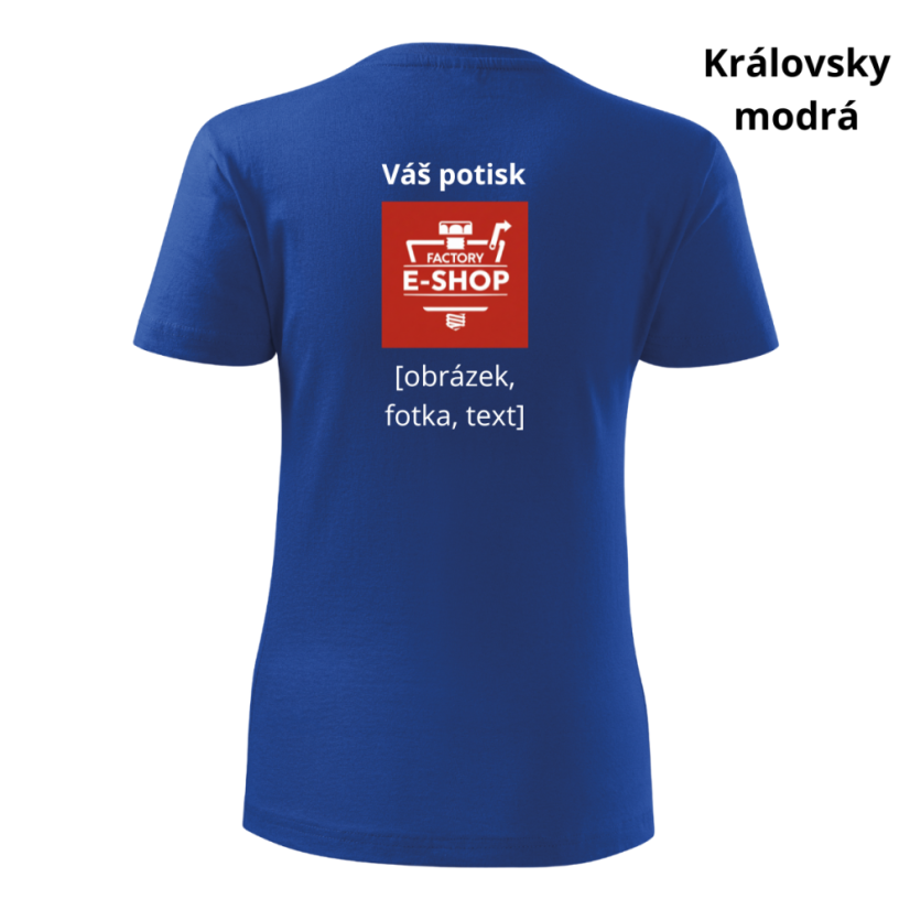 Dámské tričko Classic New s vlastním potiskem