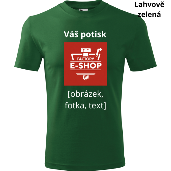 Pánské tričko Classic New s vlastním potiskem
